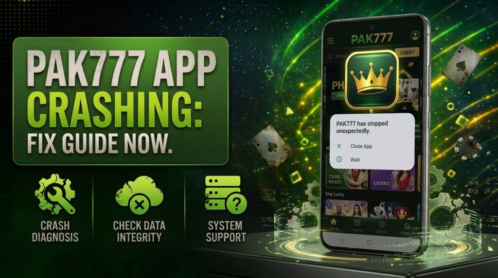 PAK777 app crashing: Fix guide now